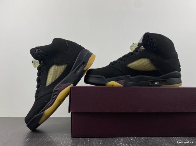 Jordan 5 Black Maniere x A Air Ma FD1330-001 0715